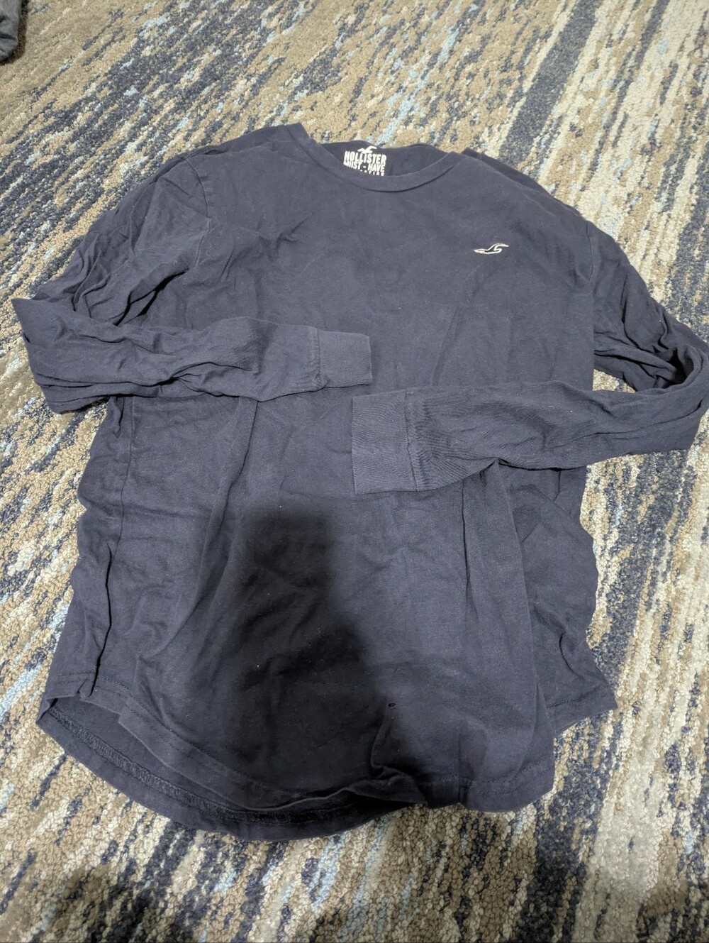 Hollister California Must Have Collection Cotton Long Sleeve Tee Size XS